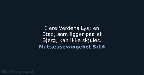 Juli Dagens Bibelvers Da Matt Usevangeliet