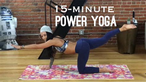 15 Minute Power Yoga Flow The Betty Rocker