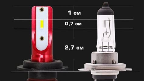 LED Лампы светодиодные основного света с цоколем H4 H7 для автомобиля ...