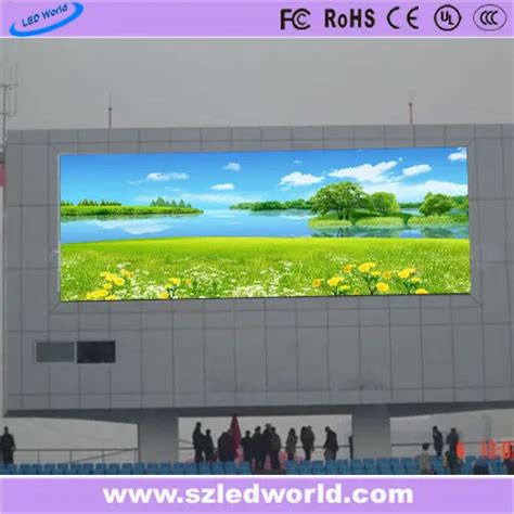 Large Giant Advertising Building Animation Media Facade Curve Video Wall Naked Eye D Led Screen