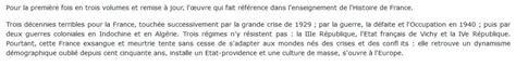 Histoire de la France au XXe siècle tome 2 1930 1958 Serge