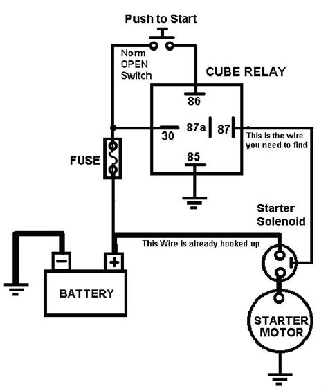 How To Wire A Push Button Start Switch Push Button Start Wir