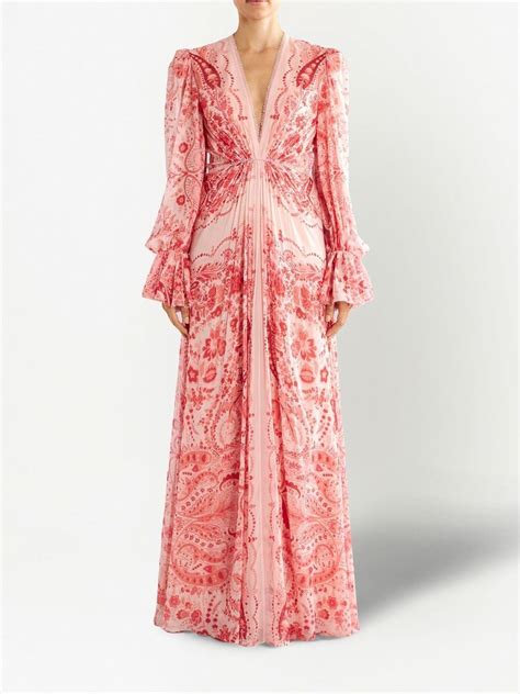 ETRO Paisley Print Maxi Dress Farfetch