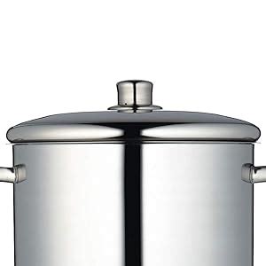 Masterclass Induction Safe Stainless Steel Stock Pot With Lid Litre