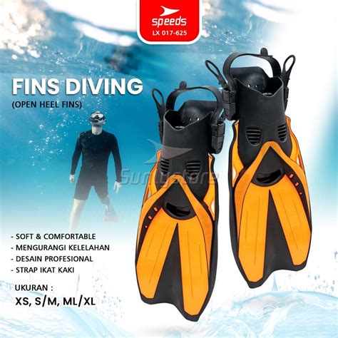 Jual SPEEDS Kaki Katak Kaki Selam Diving Fin Alat Snorkling Fins Renang