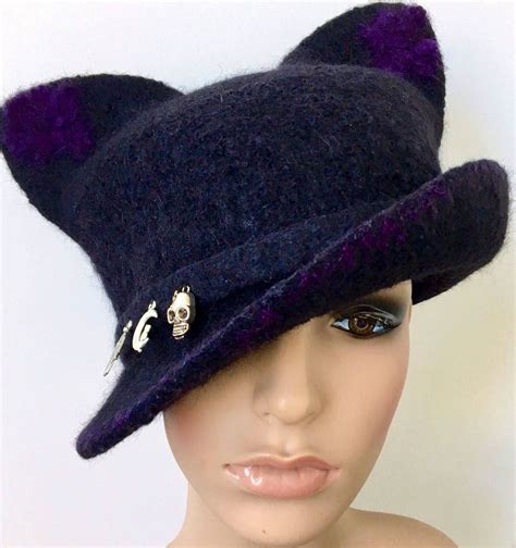 Pussy Cat Hat Black Pussy Hat Feminist Hat Trendy Hats Women S March Hat In Black And More