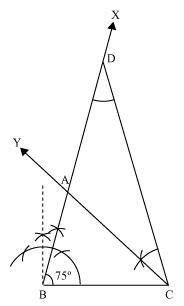 Construct A Triangle Abc In Which Bc Cm B And Ab Ac Cm