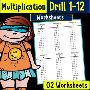 Multiplication Drills 1 12 For Multiplication Facts Fluency TPT