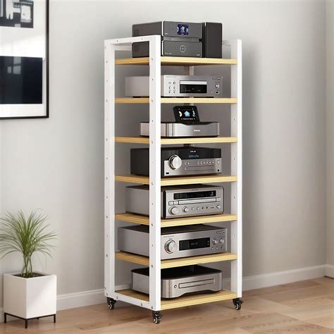 Amazon.com: OMKUOSYA 7-Tier Heavy Duty Audio Component Rack, 140cm Tall