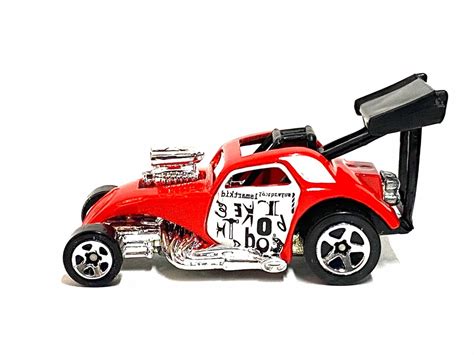 Loose Hot Wheels Fiat C Dragster Red And White Etsy