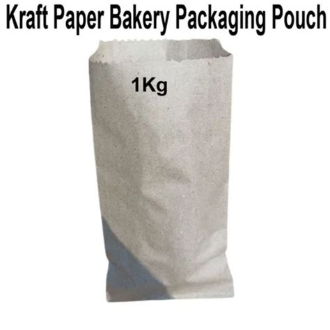 Plain Matte Kraft Paper Bakery Packaging Pouch At Rs Piece In New