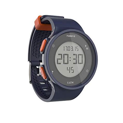 Buy Kalenji W500 M Running Stop Watch Blue And Orange Online At Low