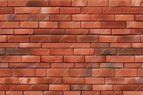 Premium Photo Red Brick Wall Seamless Vector Illustration Background