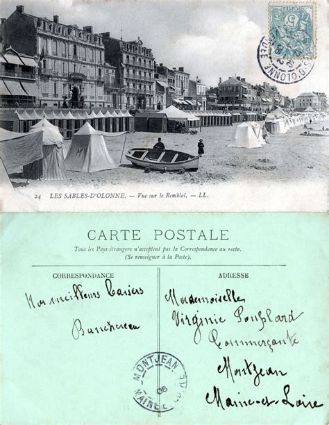 Les Sables D Olonne Vue Sur Le Remblai 1906 Les Sables D Olonne