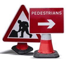 Portable Road Works Signs | Road Cone Signs