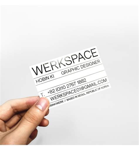 Werkspace Business Card On Behance Cool Business Cards Business Card