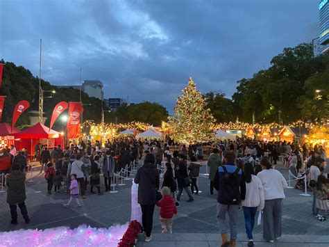 『名古屋クリスマスマーケット2019』に行ってきた！【名古屋・久屋大通公園】 いくらうにのデート日記