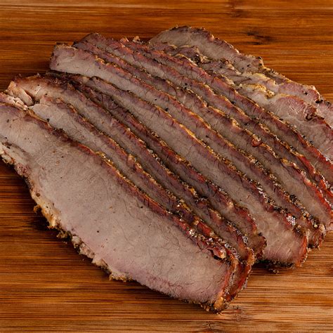 Wagyu Competition Style Sliced Smoked Brisket 175 Lb Blues Hog