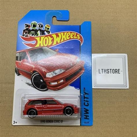Jual Hot Wheels Honda Civic Ef Merah Red Hw City C Shopee Indonesia