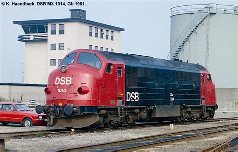 DSB MX 1014 blev bygget af Nohab i 1961