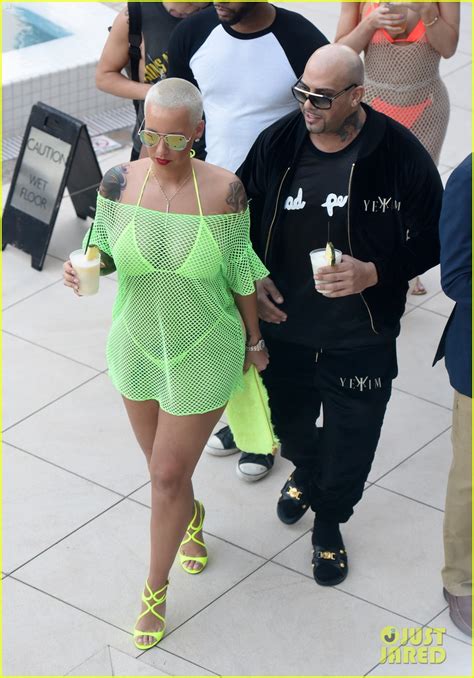 Amber Rose Wears Two Very Sexy String Thong Bikinis In Miami Photo 3283578 Amber Rose Bikini