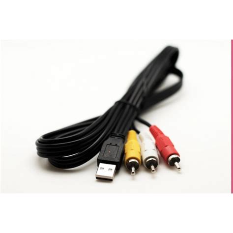 USB кабел с 3 мъжки RCA конектора, дължина 1,5м - eMAG.bg