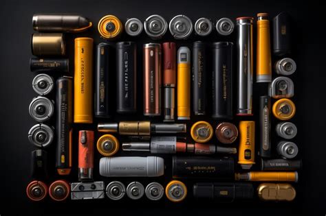 Premium AI Image | Electrifying Variety Diverse Battery Collection on ...