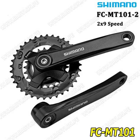 BIELA SHIMANO FC-MT101-B2 175MM BIPLATO 36-22T 2X9V MONTAÑA (Eje ...