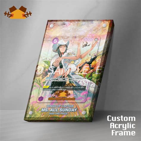 Ms All Sunday Custom Card Frame Shopee Singapore