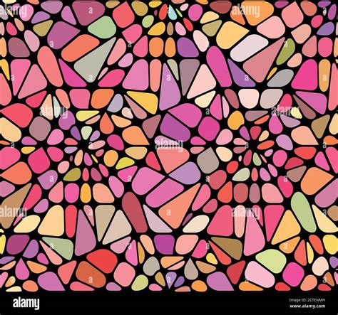 Vector Background With A Red Broken Stained Glass Broken Window Stock Vector Image And Art Alamy