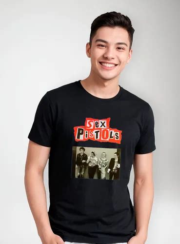 Camiseta Masculina Tema Banda Punk Rock Sex Pistols MercadoLivre