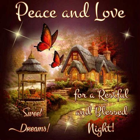 Peace And Love Beautiful Good Night Quotes Good Night Blessings Good Night Prayer