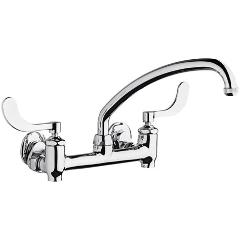 Chicago Faucets 640 L9e1 317yab Wall Mounted Faucet With Adjustable