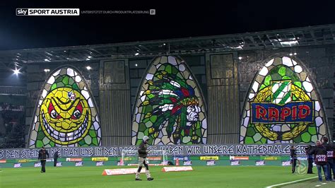 VIDEO: Sehenswerte Choreo der Rapid-Fans - Sky Sport Austria