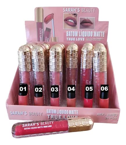Batom Sarah's Beauty - Sarah´s Beauty Batom Líquido Efeito Matte De Longa Duração | MercadoLivre