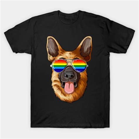 German Shepherd Gay Pride Flag Lgbt Rainbow Sunglasses By Tania Stump Gay Pride Flag Rainbow