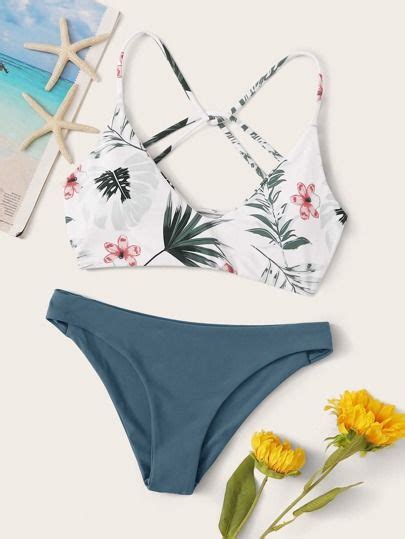 Floral Random Print Bikini Set Swswim03191122729 26 00 Moonbaye Bikini Swimsuits