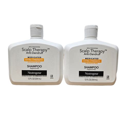 Neutrogena Scalp Therapy Anti Dandruff Extra Strength Shampoo 12 Fl Oz