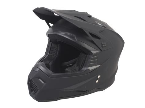 Шлем кроссовый ATAKI JK801 Solid (черный матовый, L) за 3 990