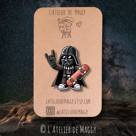 Broche Dark Vador Bijoux Dark Vador Id E Cadeau Star Wars Dark Vador