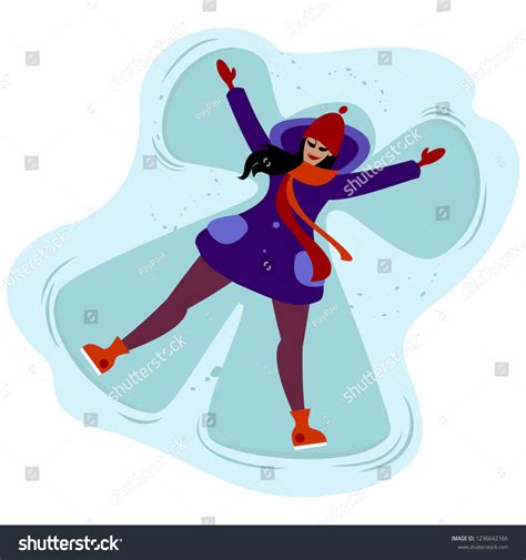 Sexy Woman Full Body Snow Over 4 Royalty Free Licensable Stock Vectors