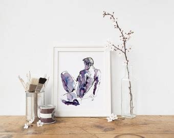 Male Nude Sketch Etsy