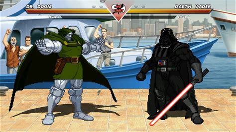 Dr Doom Vs Darth Vader High Level Awesome Fight Youtube