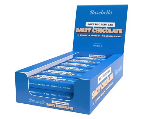 Barebells Soft Proteinbar Låda Salty Chocolate Hockey Store