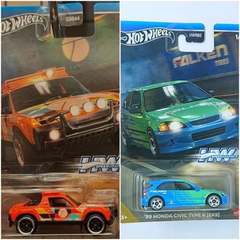 Corner HW Hot Wheels Speedgraphics Honda Civic Type R EK