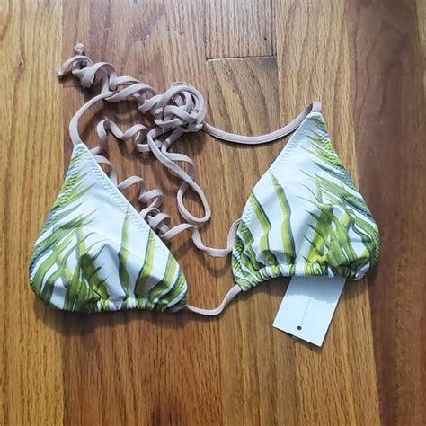 Cali Dreaming Aries Tropical Bikini Top In Blade Depop