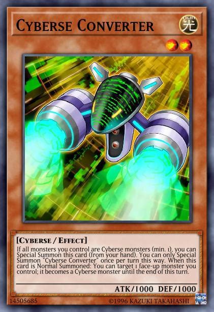 Cyberse Converter Yu Gi Oh Tcg Ygo Cards