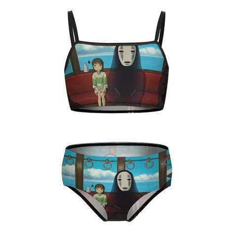 Spirited Away Girls Bikini Swimsuits Two Piece Beach Bathing Suit Swimwear 8 10Y 130cm