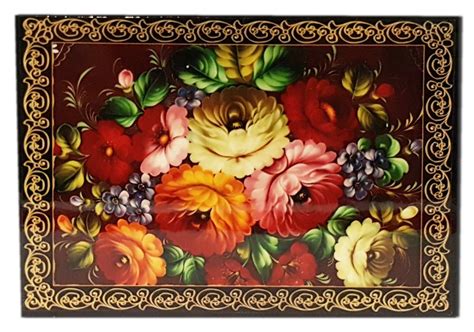 Купить шкатулку Жостовская роспись. Оригинальный подарок! Оперативная ...