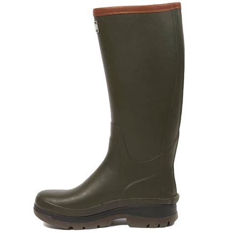 Barbour Tempest Wellington Boots Olive Mrf0016ol